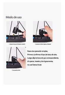 Foto 4 | Foto 4 | Bomba Inflable De Alta Presión Xtellar De Acero Para Bicicletas Color Blanco
