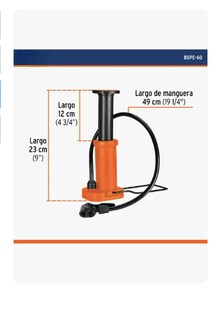 Foto 3 | Foto 3 | Bomba De Pedal 60 Psi Xtellar Color Naranja