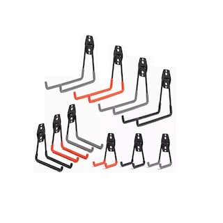 Foto 1 | Foto 1 | Gancho Para Bicicleta Soporte De Pared Para Garaje 10 Piezas Eo Safe Imports Esi-18103 Multicolor