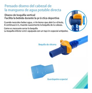 Foto 4 | Foto 4 | Bolsa De Agua Hidratación 2 L Para Mochila De Hidratación Lab.g Azul