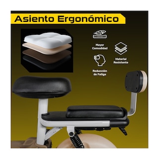 Foto 4 | Foto 4 | Bicleta Electrica Bicimoto 350w 12v 25km/h Luces Full Led Beige Bizmo