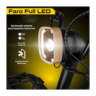 Foto 5 | Foto 5 | Bicleta Electrica Bicimoto 350w 12v 25km/h Luces Full Led Beige Bizmo