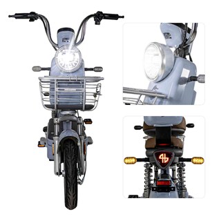Foto 3 | Foto 3 | Bicicleta Electrica Bicimoto 48v 35kml/h Luces Full Led Gris Bizmo