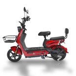 Bicicleta Eléctrica Rojo Con Negro Kiwo Kl 800