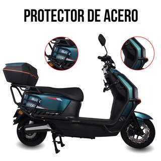 Foto 5 | Foto 5 | Bikeon Srx Plus Verde Moto Eléctrica Para Adultos Hasta 60 km/h Y 100 km Autonomía Frenos Hidráulicos Luces Led Batería