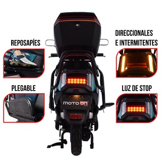 Foto 8 | Foto 8 | Bikeon Srx Plus Verde Moto Eléctrica Para Adultos Hasta 60 km/h Y 100 km Autonomía Frenos Hidráulicos Luces Led Batería