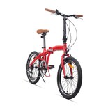 Bicicleta Plegable Turbo Origami R20 color Rojo