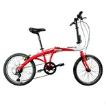 Bicicleta Plegable Benotto Utopia color Rojo R20 7V Aluminio Shimano
