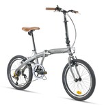 Bicicleta R 20 Urbana Origami 1.1 Plegable Gris Turbo