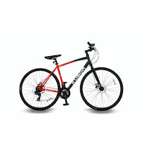 Bicicleta Hibrida de Montaña KUBOR Medusa Ruta Urbana R 700 Aluminio color Rojo