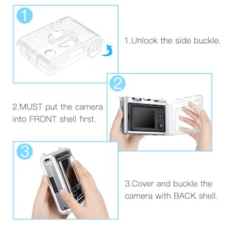 Foto 4 | Foto 4 | Funda Protectora para Cámara Fujifilm Instax Mini Evo Transparente - Venta Internacional