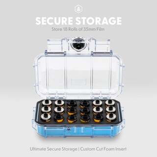 Foto 3 | Foto 3 | Estuche De Almacenamiento De Películas Evergreen Con Capacidad Para 18 Rollos De 35 Mm, Resistente A - Venta Internacional.