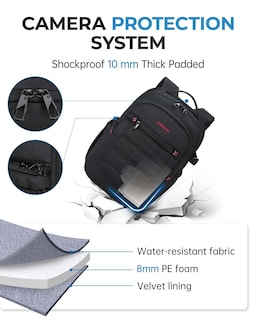 Foto 3 | Foto 3 | Mochila Bagsmart Para Cámara Réflex Digital Ampliable Con Portátil De 15,6 Pulgadas - Venta Internacional.