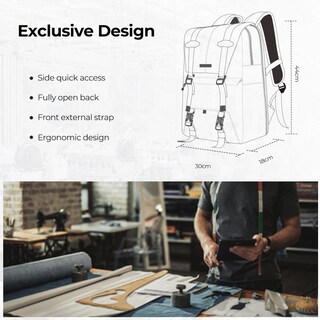 Foto 3 | Foto 3 | Mochila Para Cámara K&f Concept De Gran Capacidad Con Protector De Lluvia De 20 Litros - Venta Internacional.