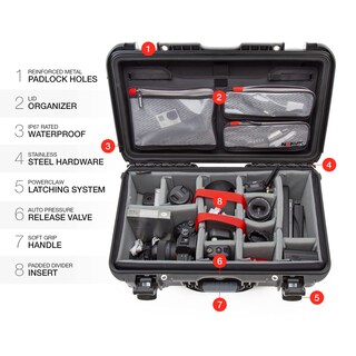Foto 6 | Foto 6 | Funda Rígida Impermeable Para Equipaje De Mano, Kit Fotográfico Nanuk 935 Pro - Venta Internacional.