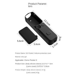 Foto 7 | Foto 7 | Funda Protectora Y Tapa De Pantalla Para Dji Osmo Pocket 3 - Venta Internacional.