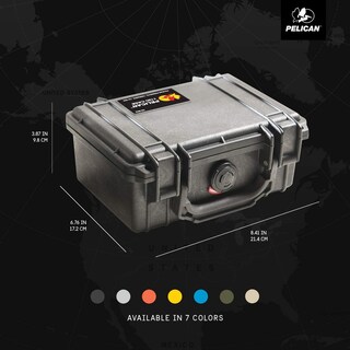 Foto 5 | Foto 5 | Funda Pelican 1120 Con Espuma Impermeable (amarilla) - Venta Internacional.