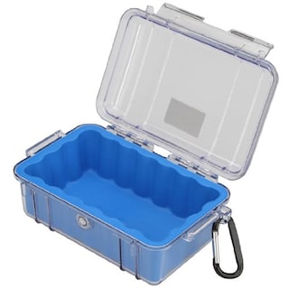 Foto 2 | Foto 2 | Microfunda Pelican 1050 Para Iphone, Gopro, Cámara Azul/transparente - Venta Internacional.