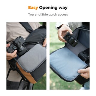 Foto 3 | Foto 3 | Funda Para Cámara K&f Concept 22l Con Funda Impermeable Para Fotógrafos - Venta Internacional.