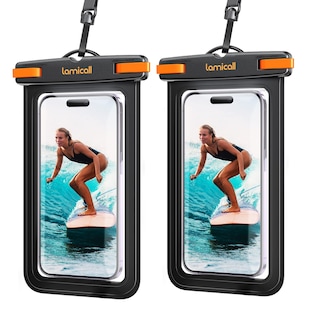 Foto 1 | Foto 1 | Funda Para Teléfono Lamicall, 2 Unidades, Impermeable, Para Teléfonos Móviles, Color Negro - Venta Internacional.