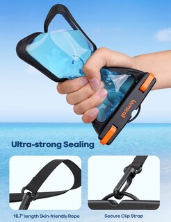 Foto 5 | Foto 5 | Funda Para Teléfono Lamicall, 2 Unidades, Impermeable, Para Teléfonos Móviles, Color Negro - Venta Internacional.