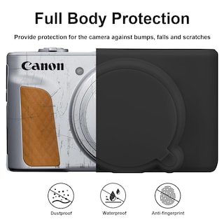 Foto 3 | Foto 3 | Funda De Cámara Bovke De Silicona Para Canon Powershot Sx740/sx730 - Venta Internacional.