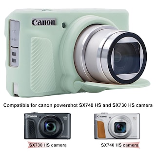 Foto 2 | Foto 2 | Funda De Cámara Bovke De Silicona Para Canon Powershot Sx740/ Sx730 - Venta Internacional.
