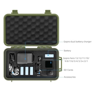 Foto 2 | Foto 2 | Funda Compacta Resistente Al Agua Smatree Para Gopro Hero 13-5 - Venta Internacional.