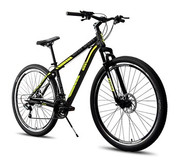 Foto 2 | Foto 2 | Bicicleta Alurock Kraken color Amarillo Rodada 29 con Suspensión 21 Velocidades