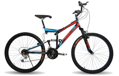 Foto 1 | Foto 1 | Bicicleta Montaña Black Panther Terra Rodada 26 Doble Suspensión 18 Velocidades color Rojo