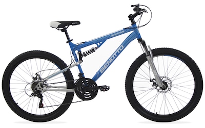 Foto 1 | Foto 1 | Bicicleta Benotto Montaña Blackcomb R26 21v Doble Suspensión color Azul