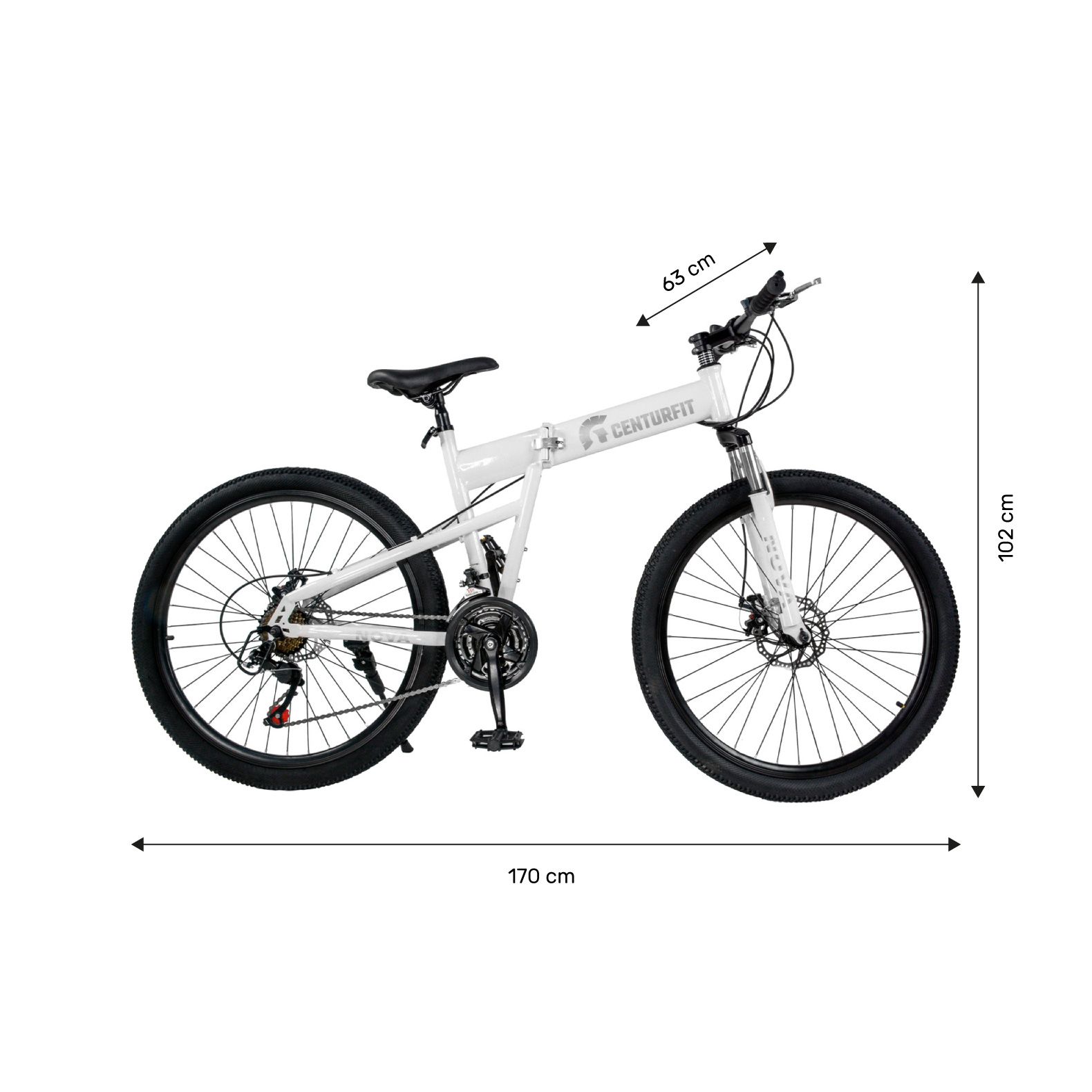Bicicleta de Montaña Centurfit R26 color Blanco