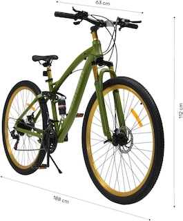 Foto 2 | Foto 2 | Bicicleta de Montaña Rack & Pack B0BYTMGLBT color Verde