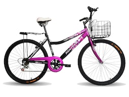 Bicicleta Black Panther Lady África Rodada 26 Equipada 6 Velocidades Morado