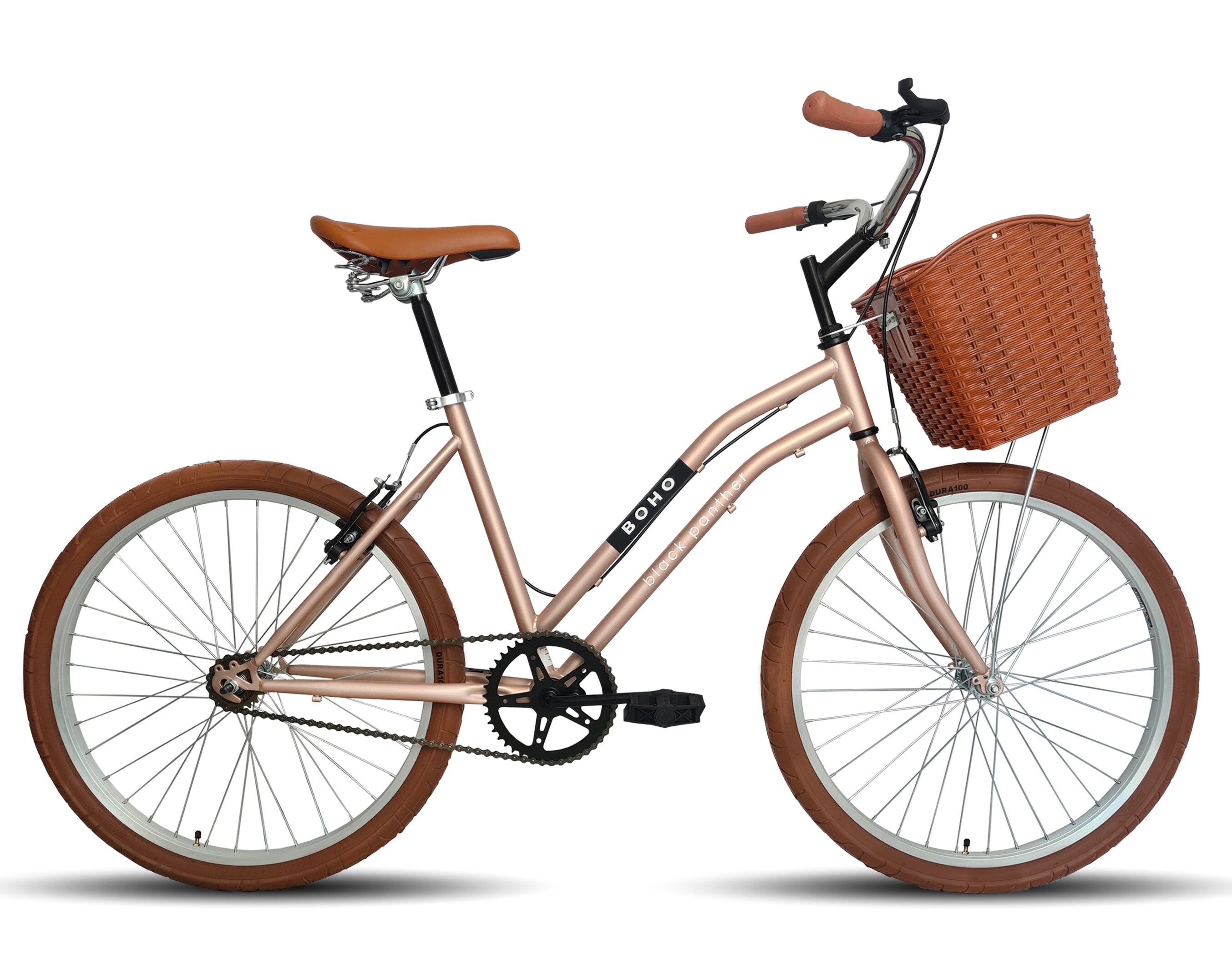 Bicicletas Vintage Bicicleta Con Canasta Adelante Bicicleta Black