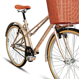 Foto 3 | Foto 3 | Bicicleta Black Panther Vecchio con Canasta R26 para Dama