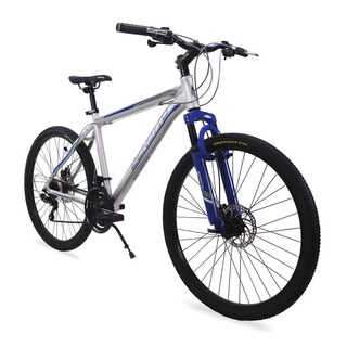 Foto 1 | Foto 1 | Bicicleta Benotto Montaña Xc-5000 R26 21v. Fs Frenos Doble Disco Mecanico Aluminio Plata/azul Talla:ll