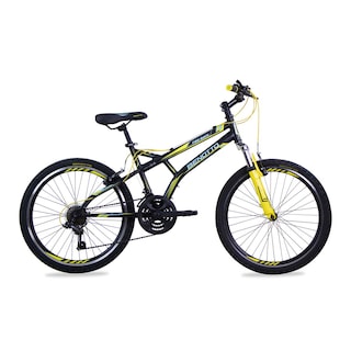 Foto 1 | Foto 1 | Bicicleta Benotto Montaña Fire Back R24 21v. Hombre Fs Frenos 'v' Acero Negro/amarillo Neon Talla:un