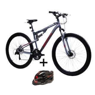 Foto 1 | Foto 1 | Combo Bicicleta Benotto Blackcomb R29 Con Casco Negro/rojo
