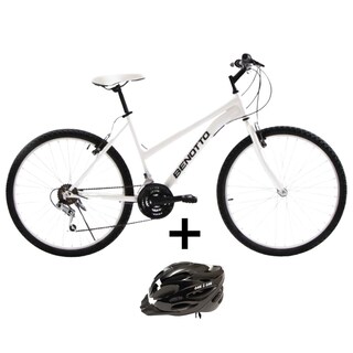 Foto 1 | Foto 1 | Combo Bicicleta Benotto Pmo R26 Blanco 18v Con Casco Talla L