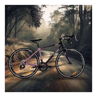 Foto 6 | Foto 6 | Bicicleta De Ruta Monk Flug Rodada 700 Negro Rosa