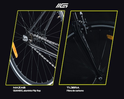 Foto 4 | Foto 4 | Bicicleta Fixie 2.0 Negro S 47