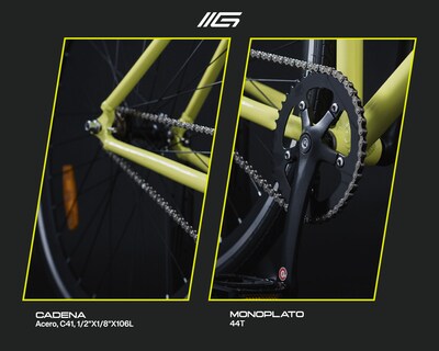 Foto 3 | Foto 3 | Bicicleta Fixie Amarillo 54