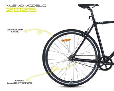 Foto 2 | Foto 2 | Bicicleta Fixie Negro 47