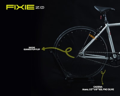 Foto 6 | Foto 6 | Bicicleta Fixie 2.0 Blanca M 51