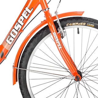 Foto 6 | Foto 6 | Bicicleta Urbana Gospel PL7001 color Naranja R24