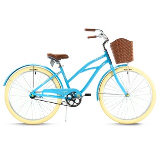 Foto 2 | Foto 2 | Bicicleta Urbana para Mujer Turbo Malibu Retro Vintage R26 color Azul Aqua