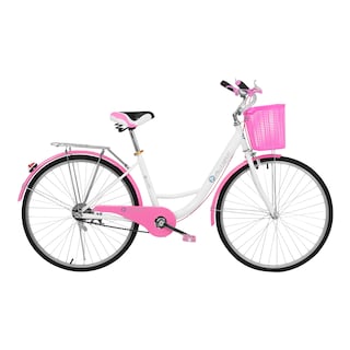 Foto 1 | Foto 1 | Bicicleta Retro Altera RBIKE-002 color Rosa Rodada 26 con Canastilla y Rejilla de Carga