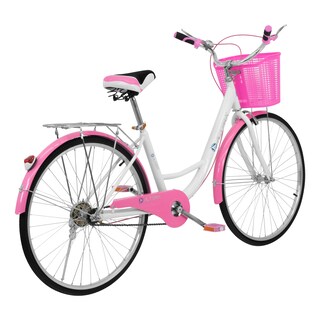 Foto 2 | Foto 2 | Bicicleta Retro Altera RBIKE-002 color Rosa Rodada 26 con Canastilla y Rejilla de Carga