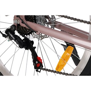 Foto 6 | Foto 6 | Bicicleta Vintage Terrafit Venice R26 Acero Inoxidable 7v Color Rosa